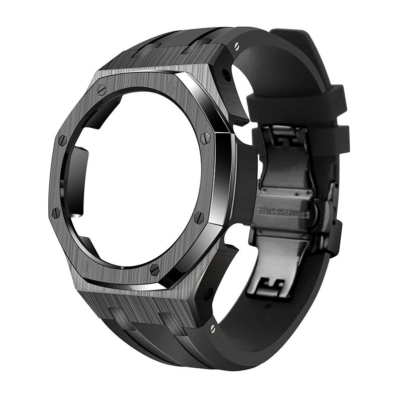 

Мод-комплект GM2100 GBM-2100 для Casioak G-SHOCK GM-2100 GBM2100 Корпус з нержавіючої сталі Безель Металевий Ремінець Заміна Мод-комплект для Модифікації For GM2100 GBM-2100