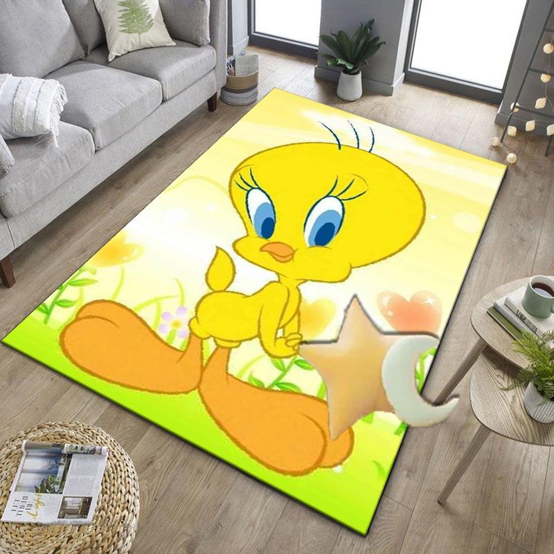 Yellow Bird Office Rug Chair Mat, Game Carpet, Suitable for Front Door, Bedroom, Living Room, Desk, Holiday Gift