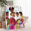 Gracie's Corner Theme Printed Blanket - Perfect for Couch, Bed, Travel & Outdoor Use | Machine Washable, Cozy & Durable.