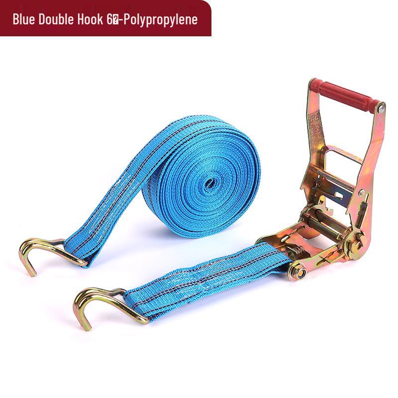 Double Hook Polyester Ratchet Tie-Down Straps for Trucks