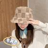 Women's Fashion Cap Autumn and Winter Thicken Warm Hat Korean Style Cold Proof Windproof Sherpa Bucket Hat