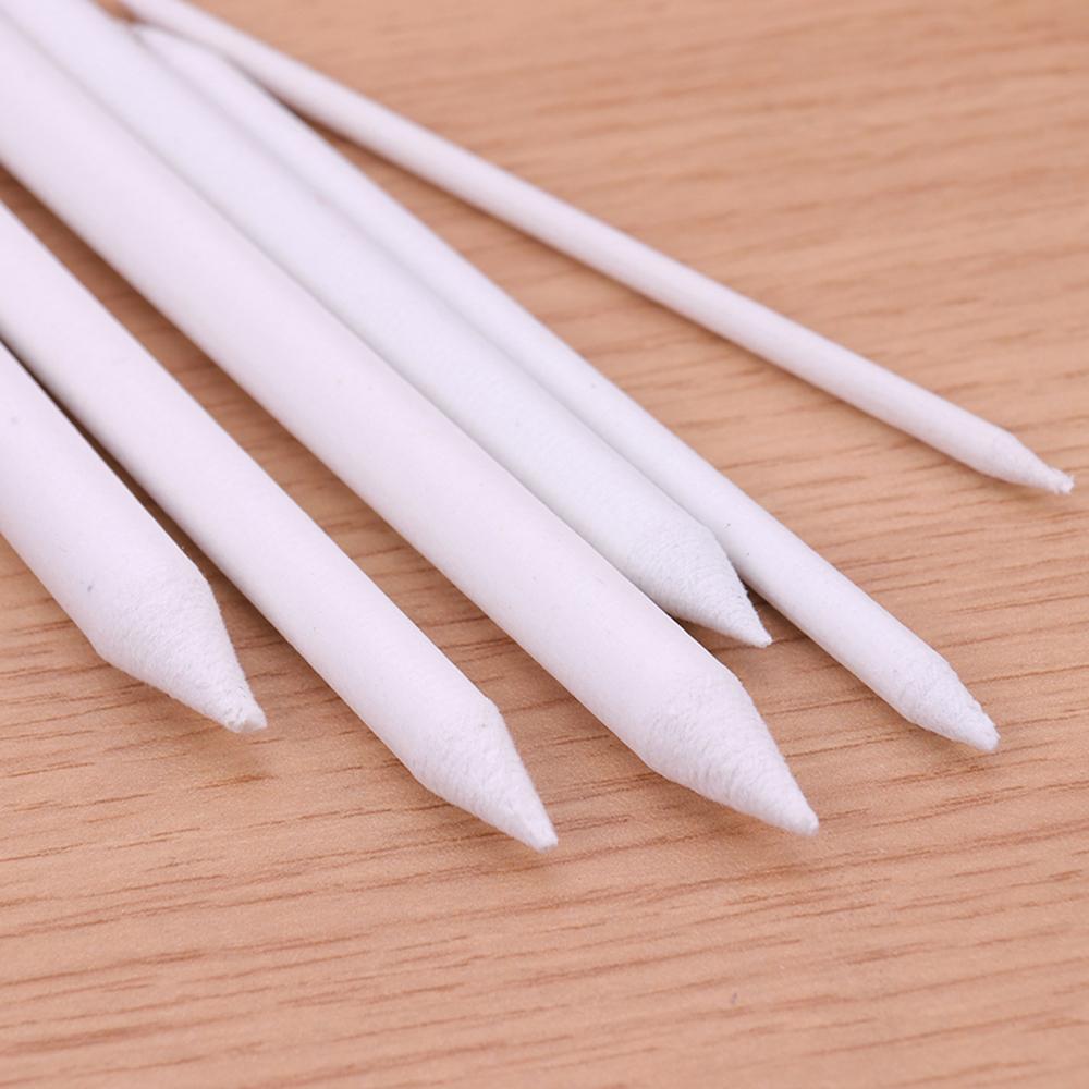 Double Head Rice Paper Tortillon Smudge Stick White Drawing Pen Sketching Pencil Blending Stick