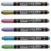 Nakabayashi Decorure Pen Metallic for Photo Decoration 6 Color Set 23524