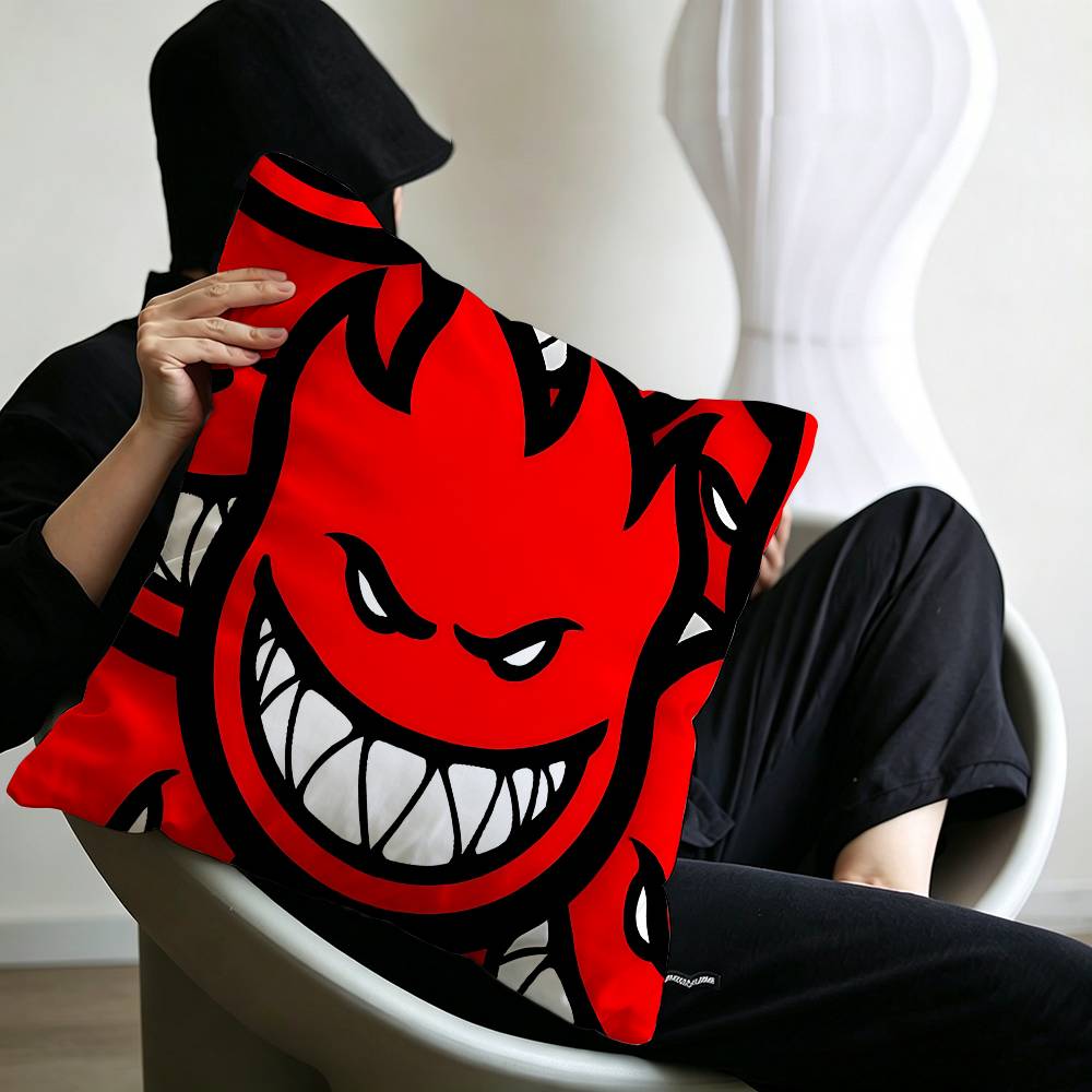 Spitfire Skateboard Household Pillow Anime Pillow Sofa Bed Head Pillow Cover Cushion Cover 45x45 cm Fashion