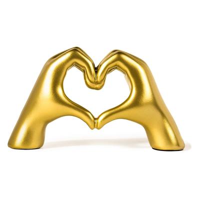 Sirds formas mīlestības rokas parāda detaļas mājas dekorēšanai dzīvojamās istabas priekšmetiem | Jauka dāvana priekš | Mūsdienīgs centrs Galda TV plaukts Biroja interjera statuja