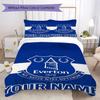Custom Name Everton FC Pattern Bedding uilt Set uilt Cover Pillowcase Home Decoration Birthday Gift (1*duvet cover+2*pillowcase without core)
