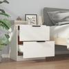 Nightstands 2 pcs White Particleboard
