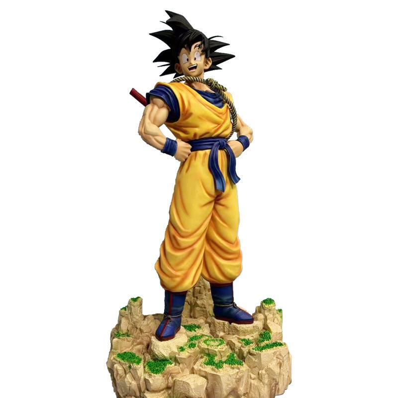 Dragon Ball 70CM Dream Wukong Figure, Super Saiyan Sun Dasheng Statue Large Ornament Model Gift
