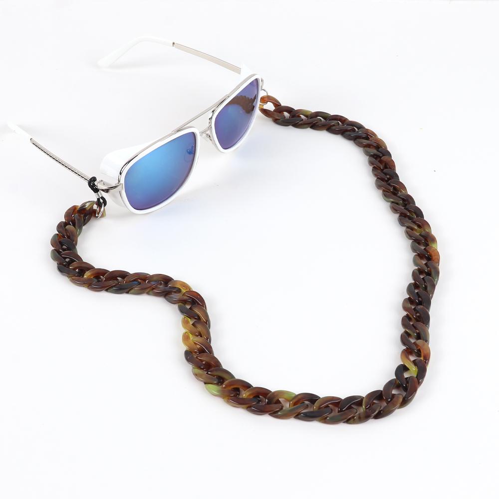 Acrylic Glasses Chains For Women Holder Cord Reading Sunglasses Chain Men Lanyard Eyeglasses Hanging Neck Chain Strap Rope Trend