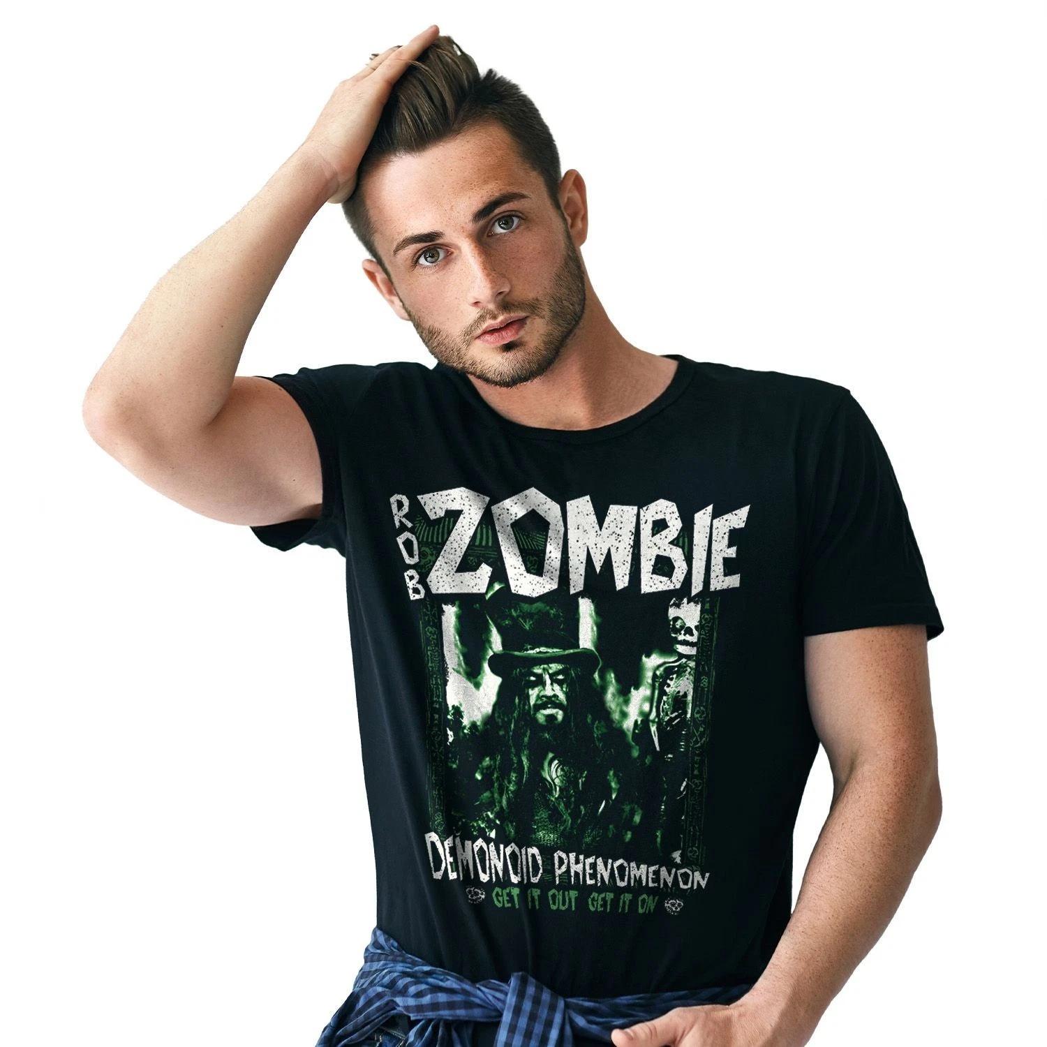Rob Zombie Official T-Shirt Jersey Original Adult Rock T-Shirt- 2XL
