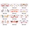 New Beautiful Ghost Haunted Halloween Tattoo Sticker Witch Playful Cute Makeup Face Waterproof