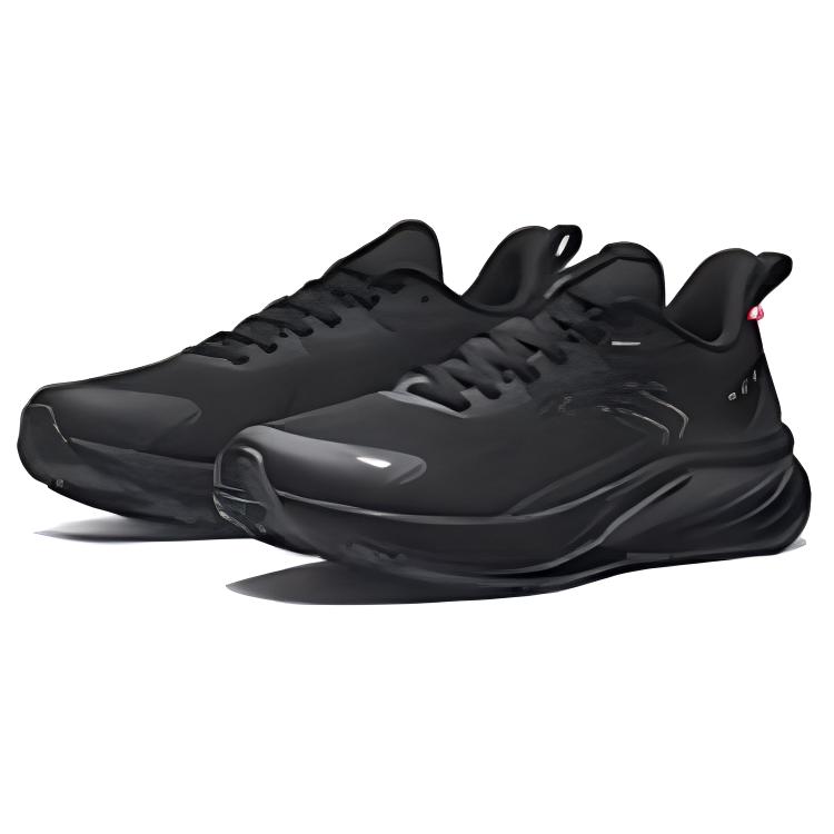 Anta Rocket 6.0 Fabric Abrasion Resistant Coverage Rebound Low Top Casual Running Shoes Men's Black Gray Sneakers 112445581-14