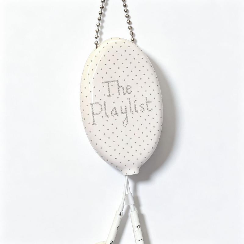 Cute Cartoon Pendant Keychain Harajuku Transparent Oval Earphone Storage Bag Portable Data Line Organizer Pouch