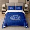 3Pcs Bedding SetPortsmouth FC Soft Bed Sheet and Two Pillowcases Home Bedroom Decor