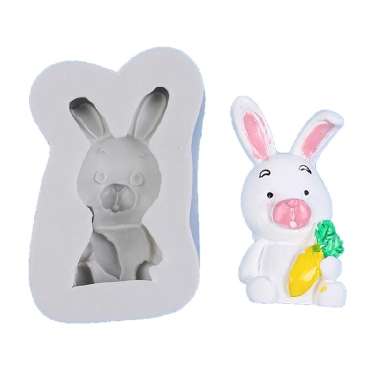 Food Grade Resin Soap Making Mould Safe Silicone Mold Lovely Cartoon Animal Charm Design Baking Craft Tool