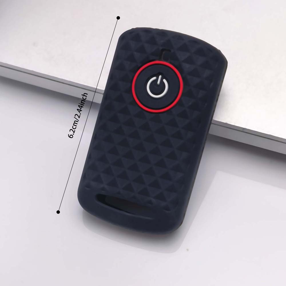 Anti-Slip Silicone Key Cover For Yamaha NMAX 155 XMAX 300 Aerox NVX 155 Keyless Remote Key Fob Protector