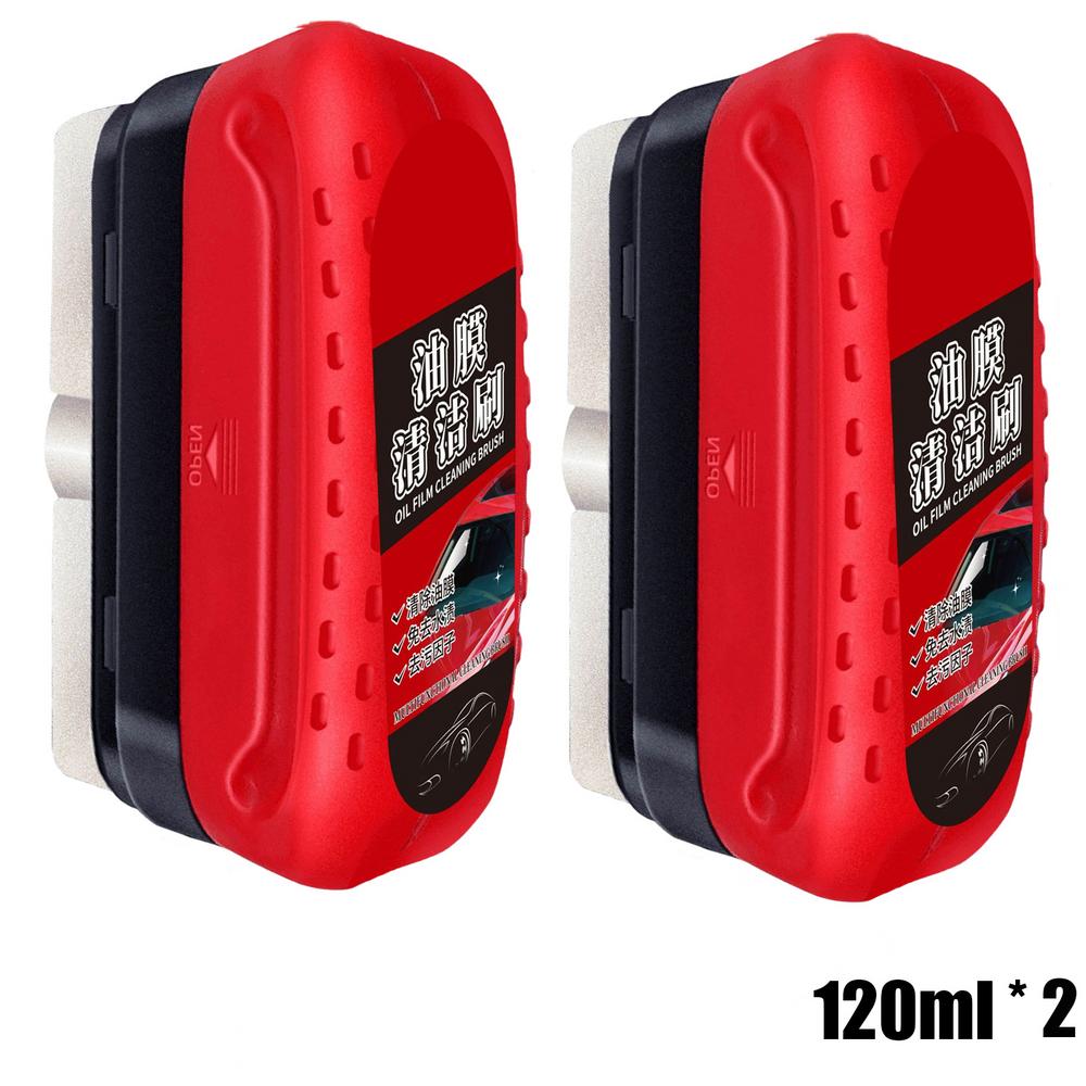 Car Glass Oil Film Stain Removal Cleaner Oil Film Remover 120ml Car Windshield Cleaner Glass Film Removal Fluid  For Glass