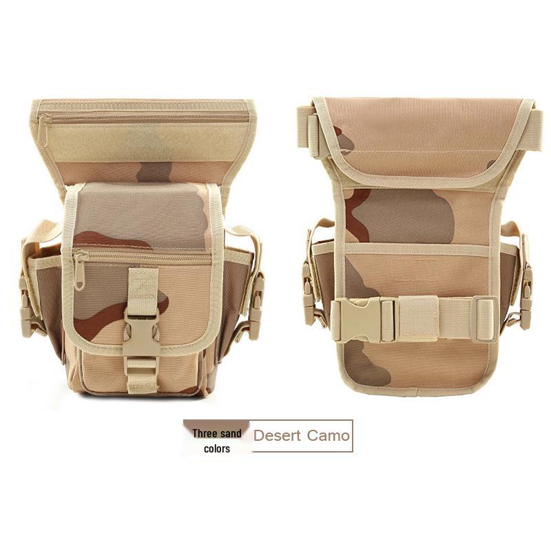 Men’s Outdoor Tactical Motorcycle Messenger & Cycling Leg Bag, Waterproof Waist Bag for Mobile Phone & Running Sports.