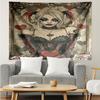 Jo-ker Floral Portrait Tapestry Hanging for Bedroom,Livingroom, Playroom,Decor Art Room Wall Tapestry Holiday and Birthday Gifts