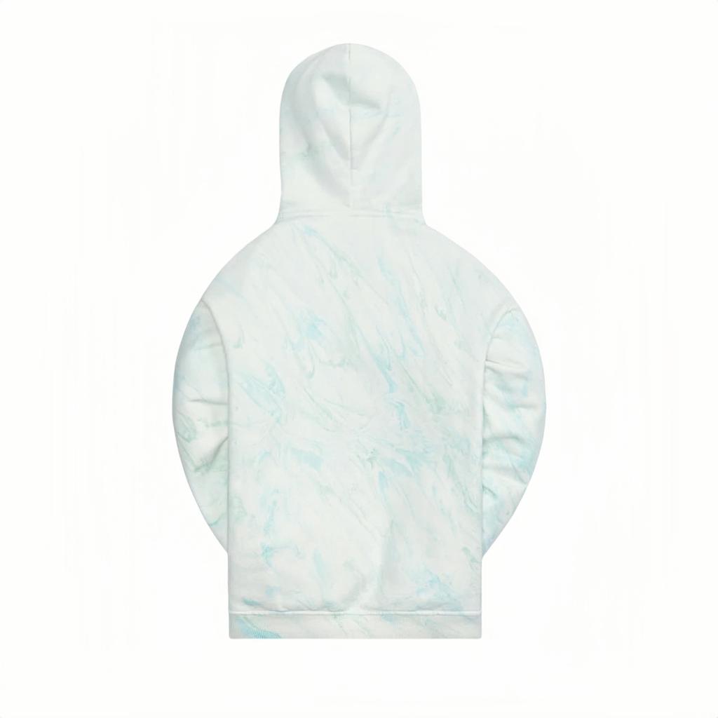 KITH Marble Williams III Hoodie With Fleece Lining Unisex Tops Mint KH2671-306