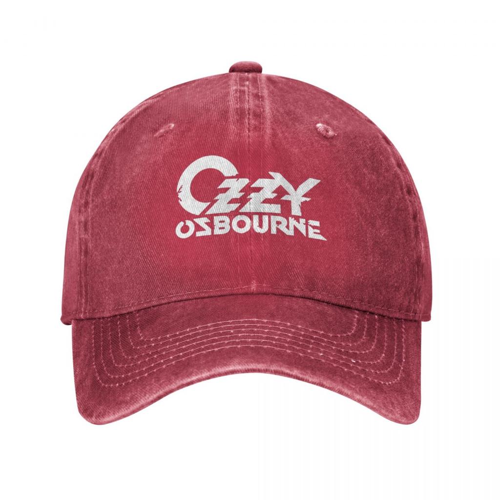 White Ozzy Osbourne Letters Music Band Sport Retro Denim Washed Baseball Caps For Women Cowboy Dad Hats Hiking Mens Snapback Cap