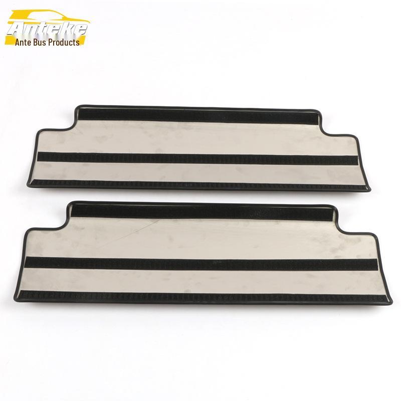 Universal Camry Seat Kick Pad & Armrest Sticker - Stainless Steel