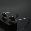 Retro Small Frame Oval Sunglasses Vintage Metal Colorful Shades Sun Glasses for Men Women Fashion Brand Design Female Eyeglasses