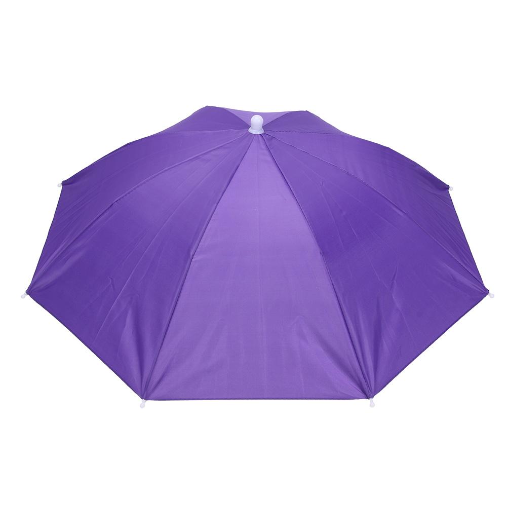 Portable Rain Umbrella Hat Army Green Foldable Fishing Headwear Cap Outdoor Sun Shade Waterproof Camping Beach Head Hats