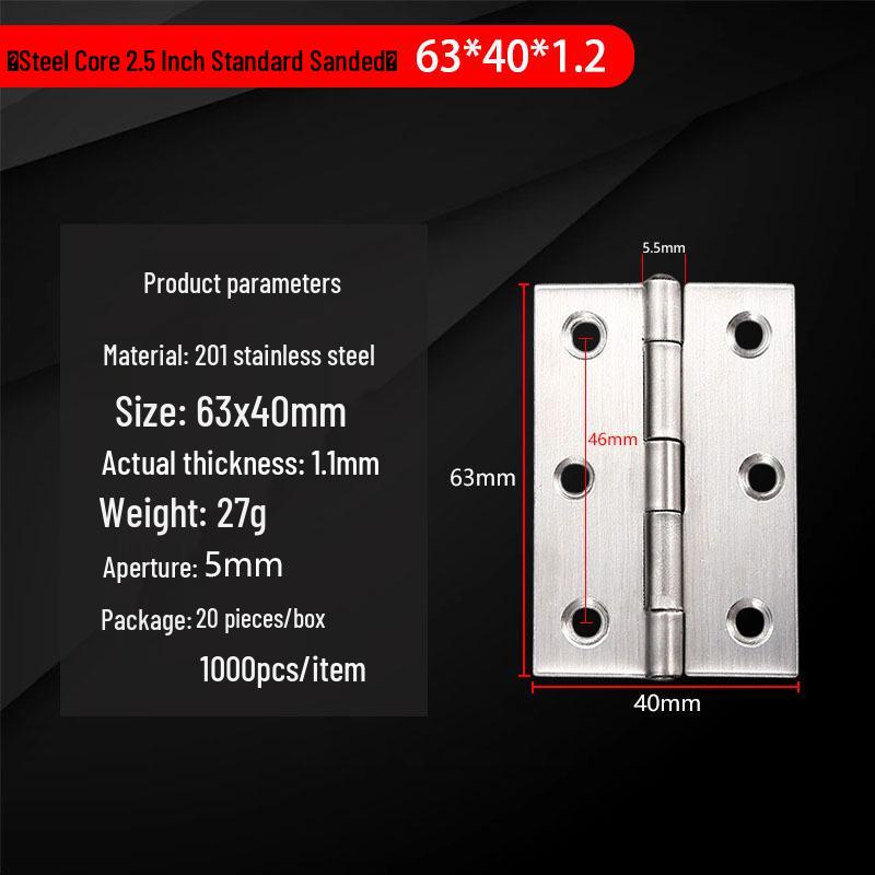 304 Stainless Steel Mini Hinges: 1-4 Inch Options for Cabinets & Wooden Boxes
