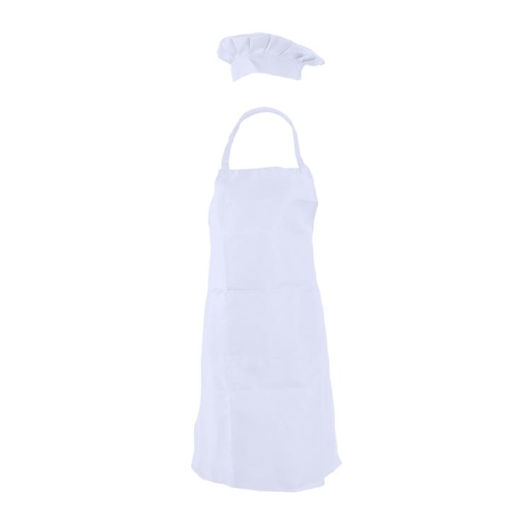 Kitchen Apron Set for Adults, Adjustable Size Apron Baking DIY Hat Protects Against Stains in Kitchen