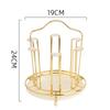Cup Upside Down Drain Rack Space-saving Large Capacity Cup Organizer Rack for Home Kitchen Bar Decoration