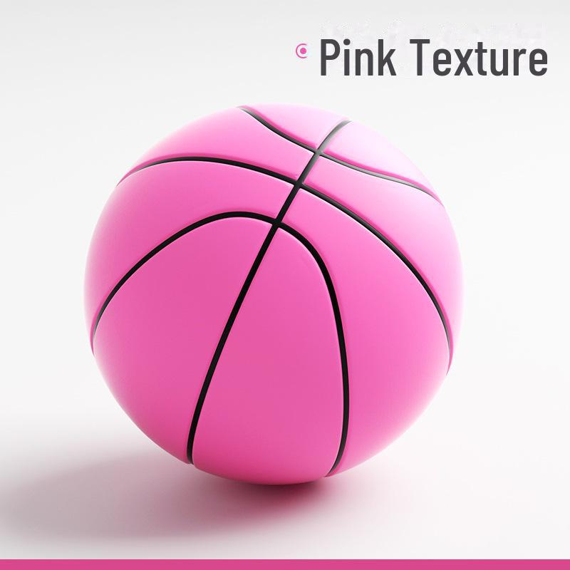 Silent Bounce No. 7 Children's PU Foam Basketball with Logo