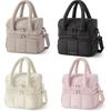 11.8L.High Quality Double Deck Lunch Bag Leakproof Insulated Lunch Box Reusable Durable Puffer Tote Outdoor