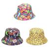 Duck Print Vintage Doublesided Fisherman Hat With Sun Protection For Outdoors
