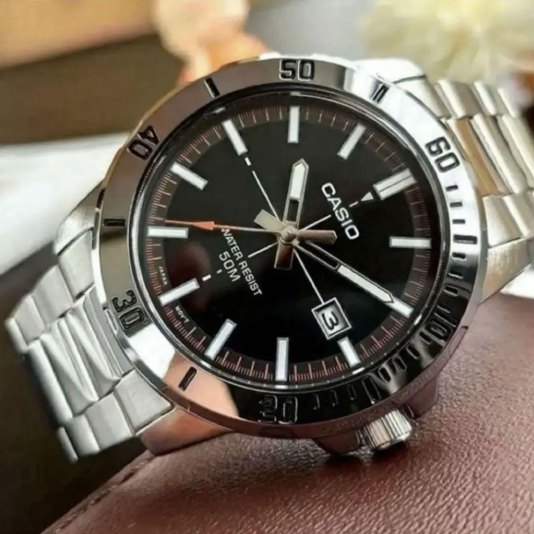 

[USED] Casio Analog Watch - Imported Big Face Stainless Steel Model