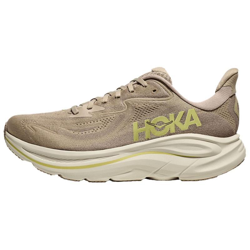 Hoka One One Clifton 10 Raw Linen Stone Sneakers 1162030-RNN 44