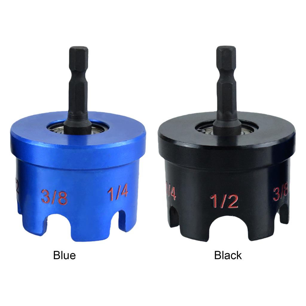 Hex Drill Removal Tool for Conduit Racks & Strut Systems Hex-Shank Nuts Driver Extractor for 3/8 1/4 and 1/2 in Threaded Rods