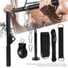 9Stk/Set DIY Fitnessgeräte Set Ladebolzen Zug Trizeps Training Latzugrolle