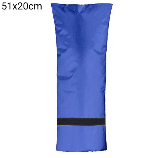 

Крышка крана многоразовая непромокаемая ткань Оксфорд, защита от замерзания водопроводного крана для газона 51*20cm синий