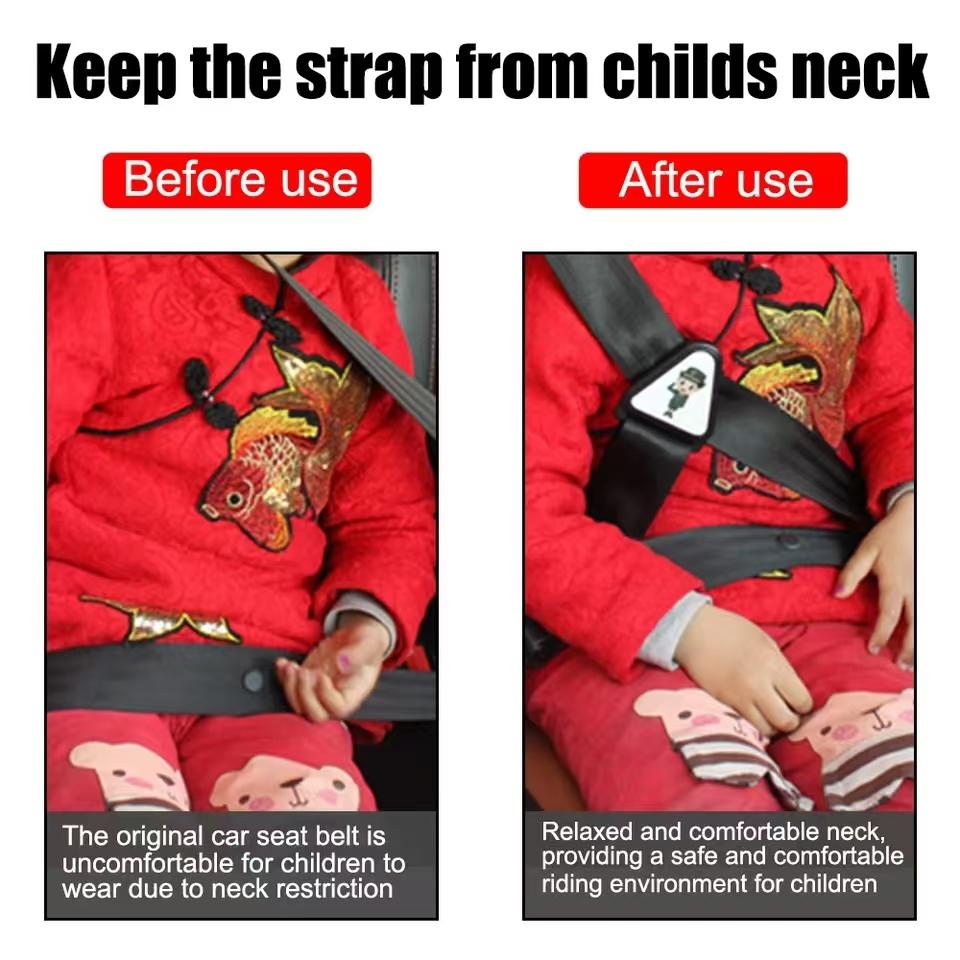 Car-styling Seat Belt Correction Tape 30X6cm Children Kid Car Safety Belt Car Baby Safety Seat Strap Belt Buckle Universal