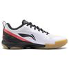New LiNing CS16 Anti Slip Wear Resistant Low Top Badminton Shoes Unisex White Black Red AYTS057-2