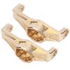 1 Pair Front Hub Carrier Heavy Duty Brass RC Accessory for Traxxas 110 RC Counterweights