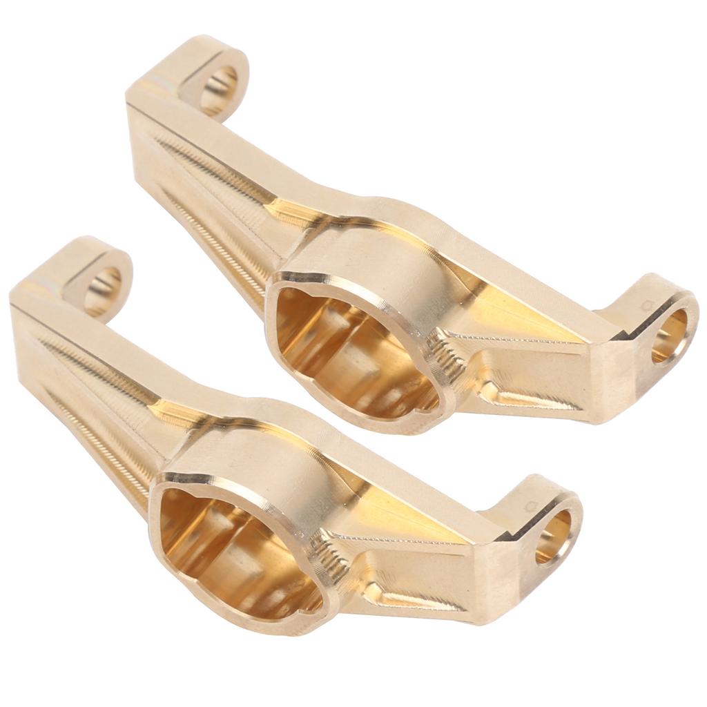 1 Pair Front Hub Carrier Heavy Duty Brass RC Accessory for Traxxas 110 RC Counterweights