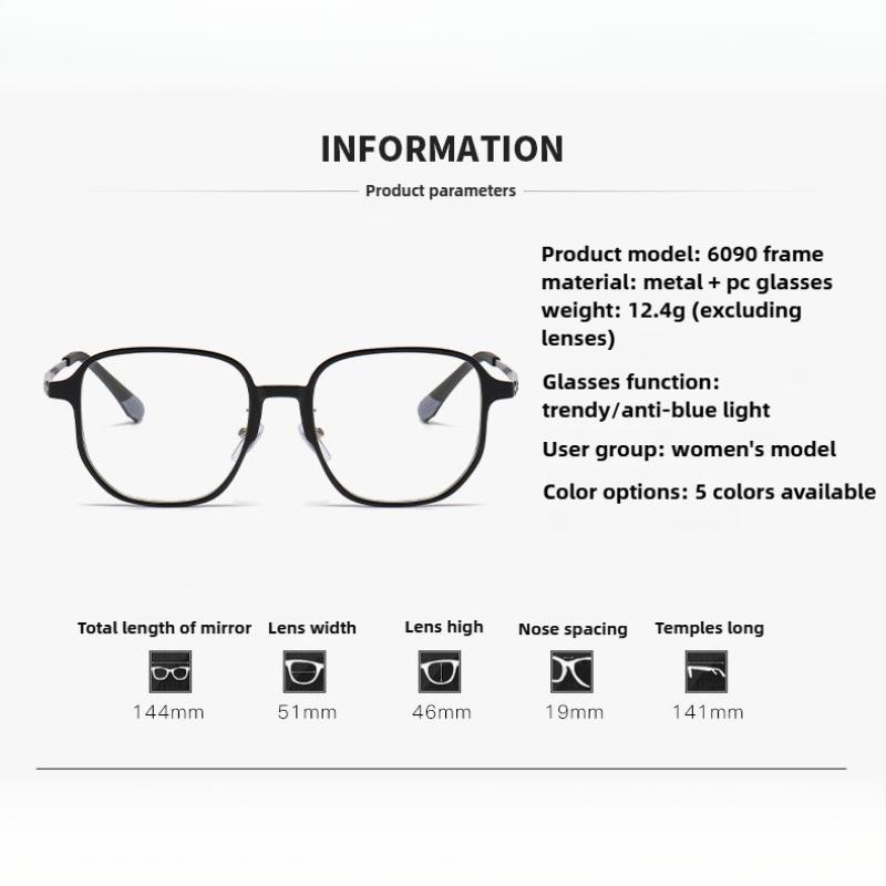 Glasses for Women Men Comfortable Anti-fatigue High-definition Anti-blue Light Computer Glasses for Male