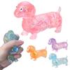 Блискуча Сосиска Такса Fidget Squishes Стискалка М'яка Текстура Мальтози Іграшка для Зняття Стресу Миле Цуценя Повільно Піднімається Squishy Іграшки