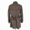 Morgan Homme Cotton Stand Collar Coat Men XL Brown Big Size Outer Jacket Single Vent(USED)