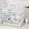4-Layer Tool Sorting Box, Plastic, Enlarged Thickened, with Compartment Drawer, for Toy Building Blocks