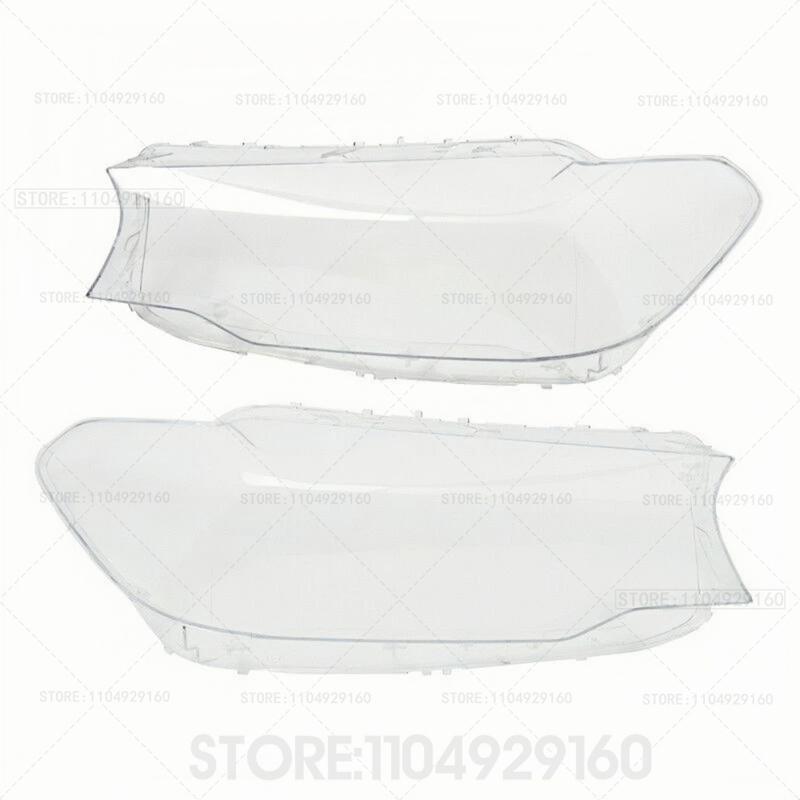 Car Glass HeadLamp Lens Caps Lampshade Shell For BMW 5 Series G30 G38 2018 2019 2020 Headlight Cover Automobiles Accessories