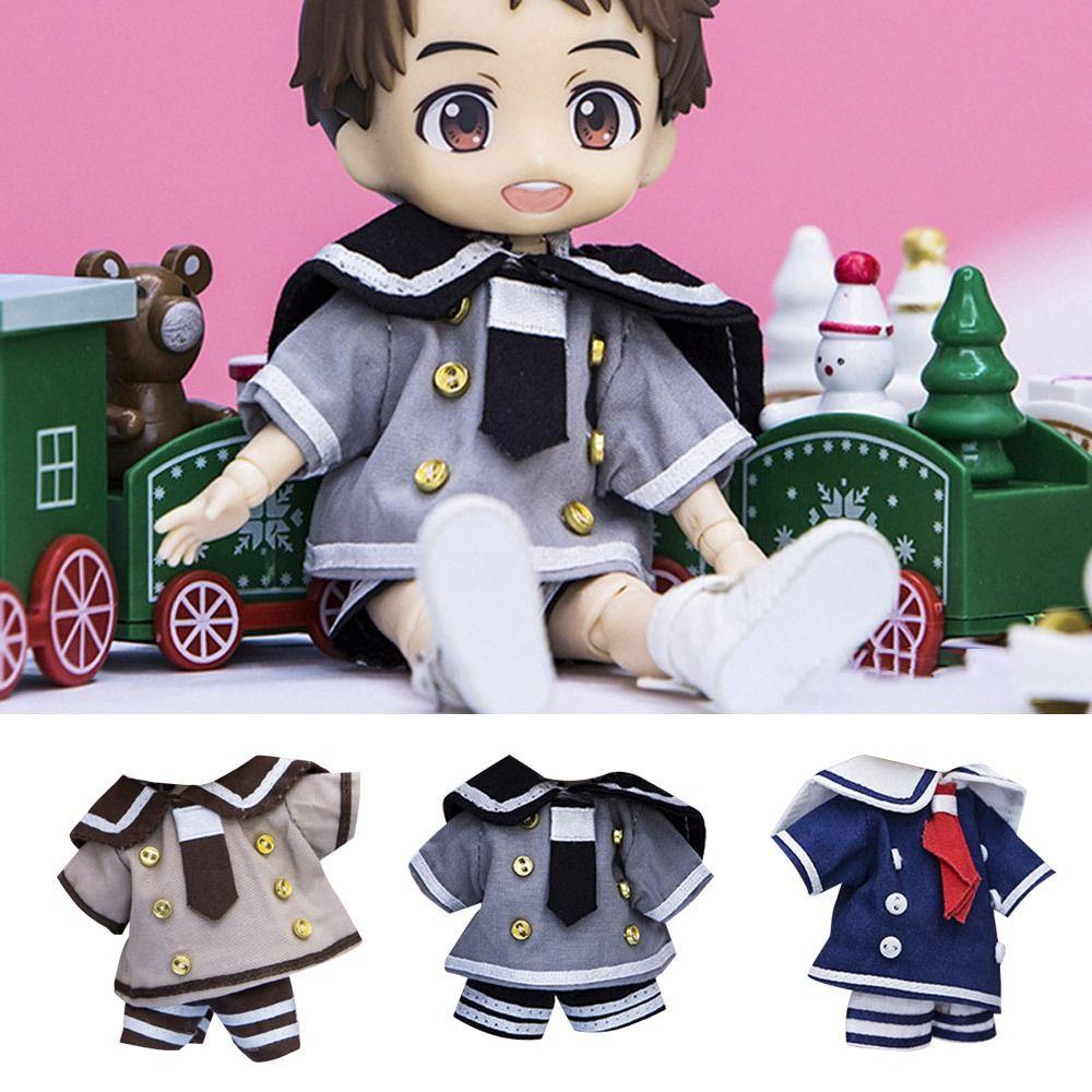 

Костюмы 1/12 для OB11, юбка 1/11, кукольное пальто, одежда для кукол «сделай сам», юбка для куклы BJD, хлопковая школьная форма