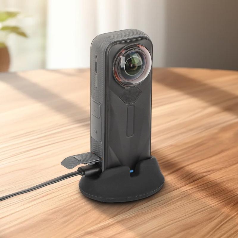 Stable Silicone Desktop Base Holder For X5/X4 Action Cameras Mount Base With NonSlip Design And Upright Positioning